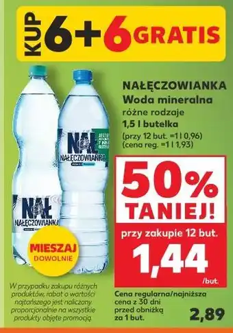 Kaufland Nałęczowianka Woda mineralna oferta