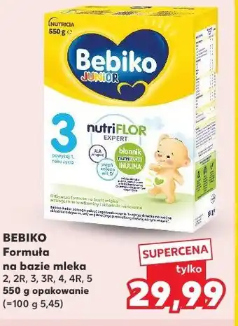 Kaufland Bebiko Formuła na bazie mleka 2, 2R, 3, 3R, 4, 4R, 5 oferta