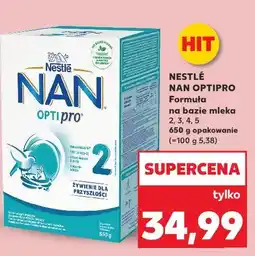 Kaufland Nestlé NAN OPTIPRO Formuła na bazie mleka 2, 3, 4, 5 oferta