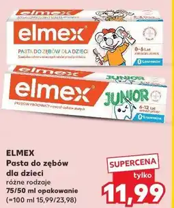 Kaufland Elmex Pasta do zębów dla dzieci oferta