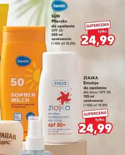 Kaufland bevola SUN Mleczko do opalania SPF 50 oferta