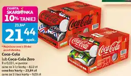 Auchan Coca-Cola lub Coca-Cola Zero oferta