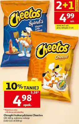Auchan Chrupki kukurydziane Cheetos oferta