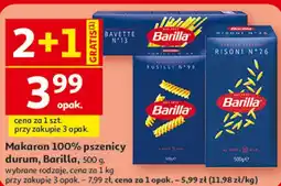 Auchan Makaron 100% pszenicy durum, Barilla oferta