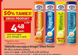 Auchan Tabletki musujące Krüger Vital Power oferta