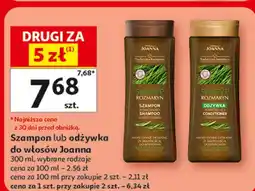 Auchan Szampon lub odżywka do włosów Joanna oferta