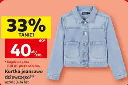 Auchan Kurtka jeansowa dziewczęca oferta