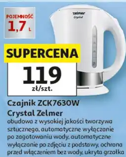 Auchan Czajnik ZCK7630W Crystal Zelmer oferta