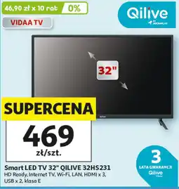 Auchan Smart LED TV 32 QILIVE 32HS231 oferta