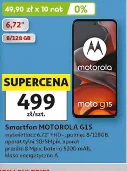 Auchan Smartfon MOTOROLA G15 oferta