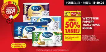 Biedronka Papiery toaletowe queen oferta