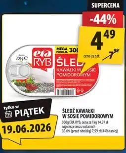 Arhelan Ryba w sosie pomidorowym Era Ryb oferta