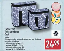 ALDI Torba termiczna Live in style oferta