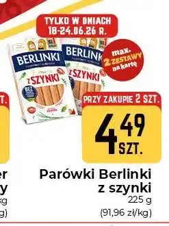Społem Częstochowa Parówki Berlinki z szynki oferta