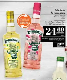 Polomarket Napój alkoholowy Żubrówka Hard Lemonade Cytryna z Miętą oferta