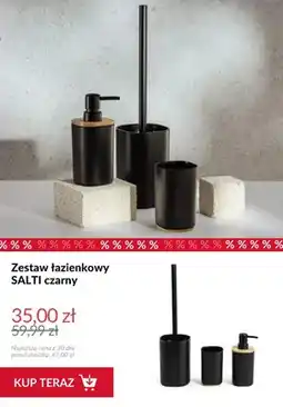 Homla Zestaw łazienkowy Salti czarny oferta