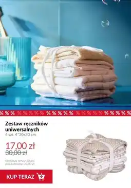 Homla Zestaw ręczników uniwersalnych 4-pak 30x30 cm oferta
