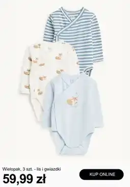 C&A Body niemowlęce C&A Wielopak 3 szt. lis i gwiazdki oferta