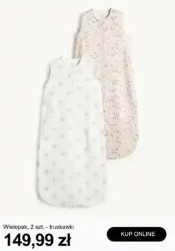 C&A Śpiworek niemowlęcy C&A 2-pak truskawki oferta