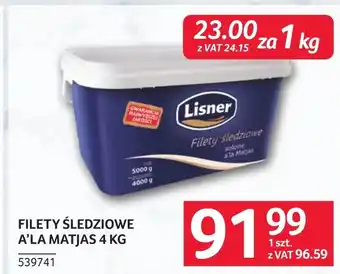 Selgros Filety śledziowe Lisner oferta