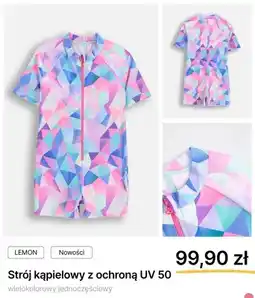 Coccodrillo Strój kąpielowy z ochroną UV 50 Coccodrillo wielokolorowy jednoczęściowy oferta