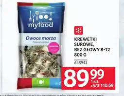 Selgros Krewetki Myfood oferta