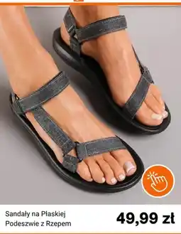 Born2be Sandały na płaskiej podeszwie z rzepem Born2be oferta