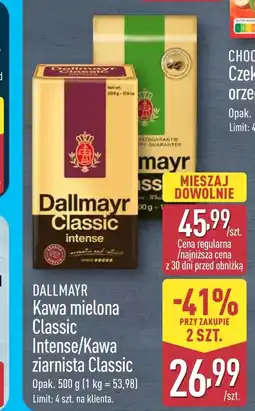 ALDI Kawa mielona Dallmayr oferta