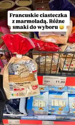 ALDI Kruche ciasteczka z nadzieniem truskawkowym Pays Gourmand oferta