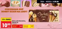 Biedronka Mini rożki Marletto oferta