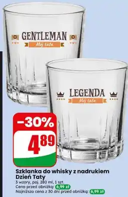 Dino Szklanka do whisky z nadrukiem Dzień Taty oferta