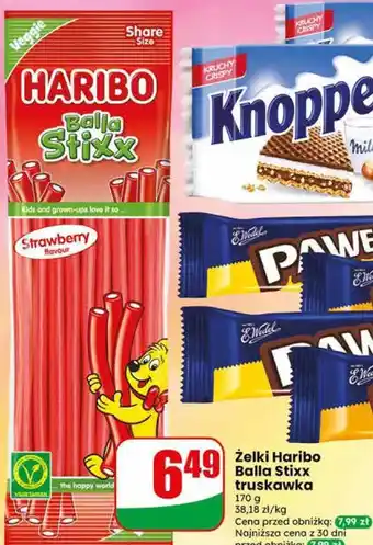 Dino Żelki Haribo Balla Stixx truskawka oferta