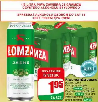 Dino Piwo Łomża Jasne oferta