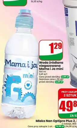 Dino Woda źródlana niegazowana Mama i Ja mini oferta