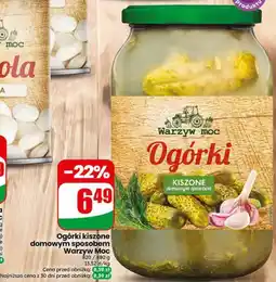 Dino Ogórki kiszone domowym sposobem Warzyw Moc oferta