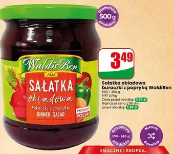Dino Sałatka obiadowa buraczki z papryką WaldiBen oferta