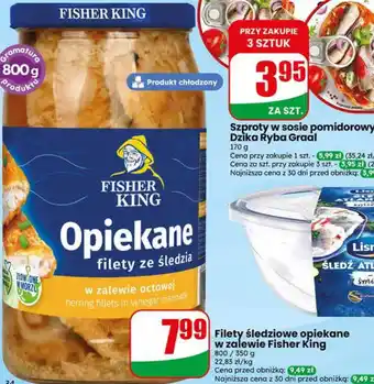 Dino Filety śledziowe opiekane w zalewie Fisher King oferta