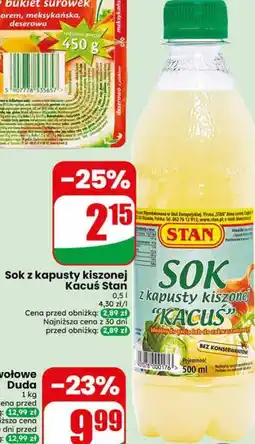 Dino Sok z kapusty kiszonej Kacuś Stan oferta