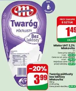 Dino Twaróg półtłusty bez laktozy Mlekovita oferta