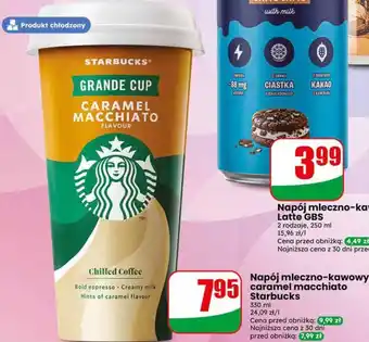 Dino Napój mleczno-kawowy caramel macchiato Starbucks oferta