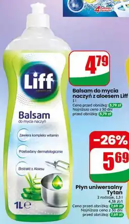 Dino Balsam do mycia naczyń z aloesem Liff oferta