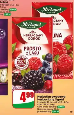 Dino Herbatka owocowa Herbaciany Ogród oferta