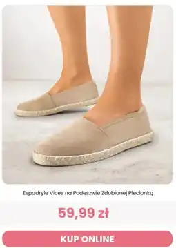 Renee Espadryle Vices na podeszwie zdobionej plecionką oferta