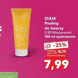 Kaufland Peeling do twarzy Ziaja C.B3 Niacynamid oferta