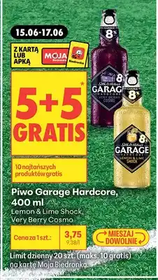 Biedronka Piwo Garage Hardcore Lemon & Lime Shock oferta