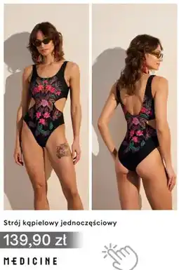 Medicine Strój kąpielowy jednoczęściowy Medicine oferta