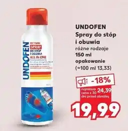 Kaufland Spray do stóp i obuwia Undofen oferta