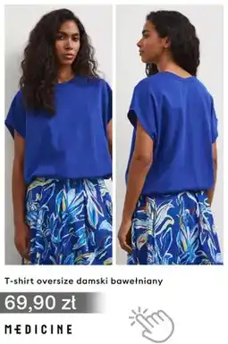 Medicine T-shirt oversize damski bawełniany Medicine oferta