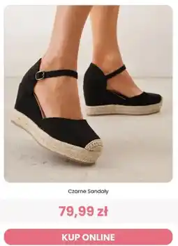Renee Sandały damskie Renee czarne oferta