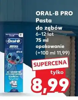 Kaufland Pasta do zębów Oral-B Pro Junior 6-12 lat oferta